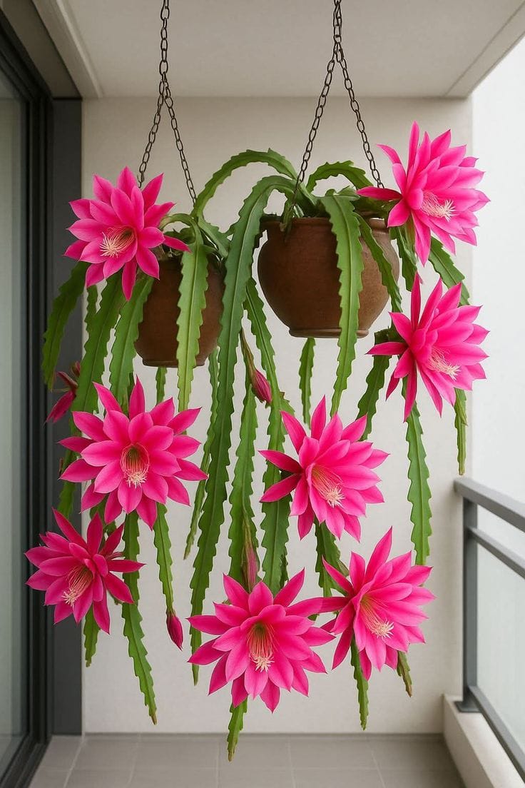 Christmas Cactus Pink Flower Plant (Pack Of-1)