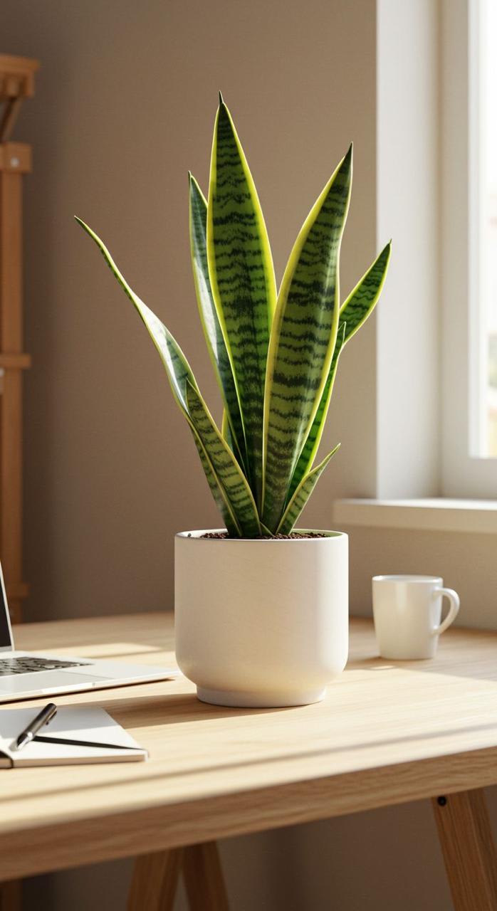 Hybrid Yellow Snake Plant ( Pack Of-1 )
