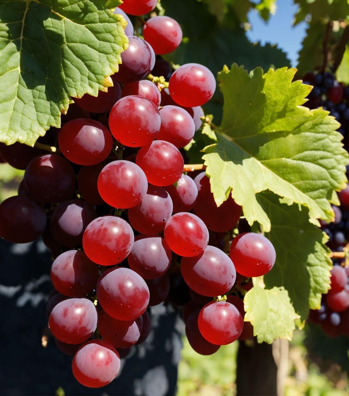 Hybrid Seedless Red Grapes Grafting Fruit Plant ( Pack Of-1 )